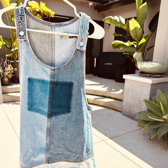 moto Dresses & Skirts - Denim Overall Dress